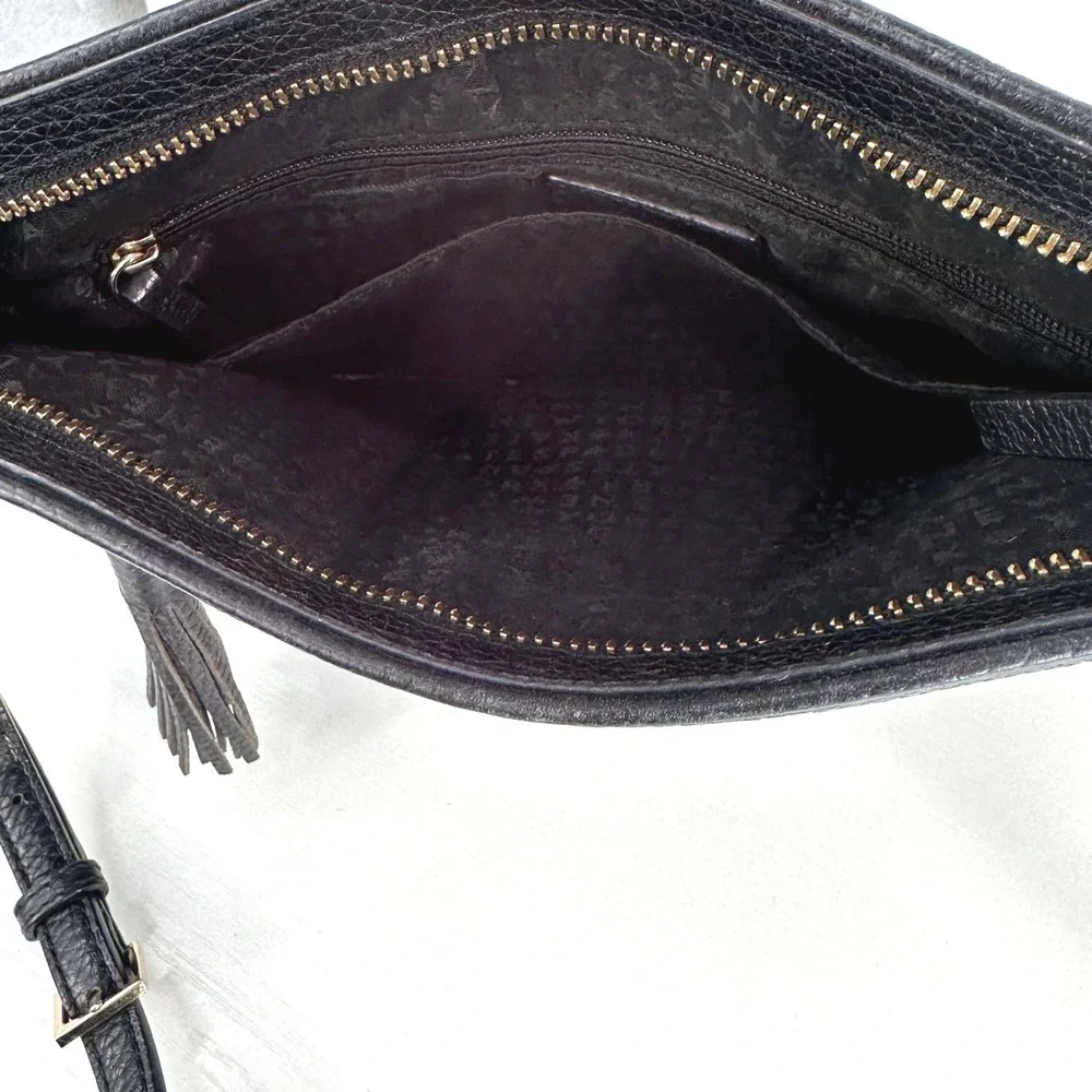 Kate Spade Chester Street Dessi Leather Crossbody‎ Bag Black